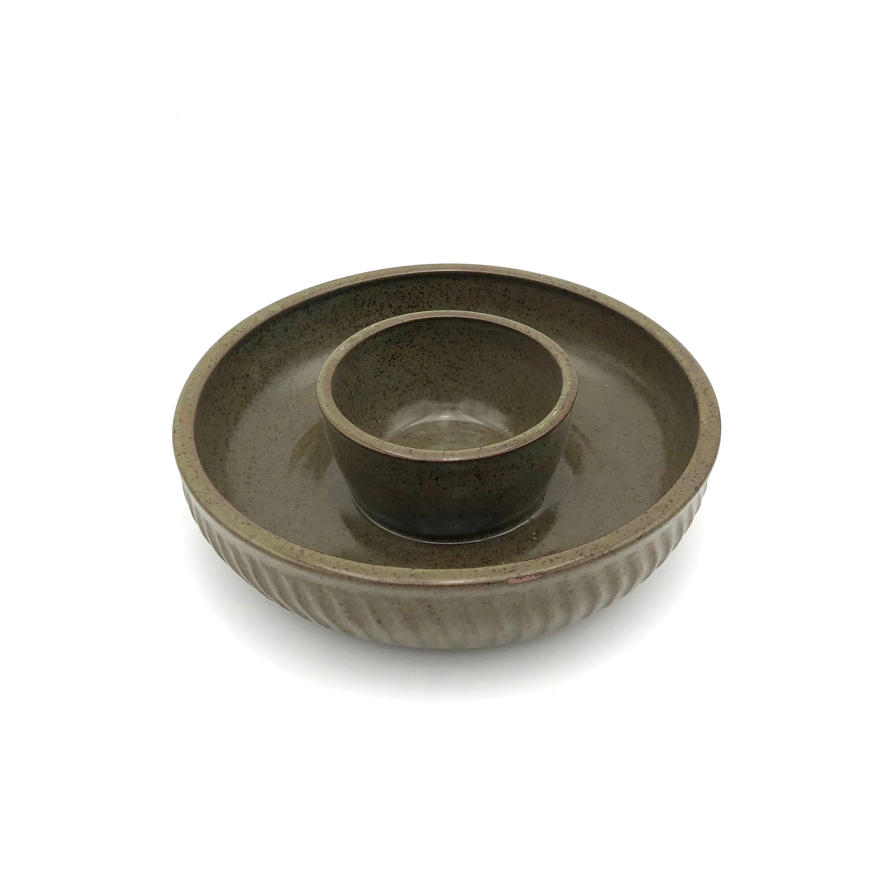 Coburn - Chip & Dip - Small (Fluted Green)