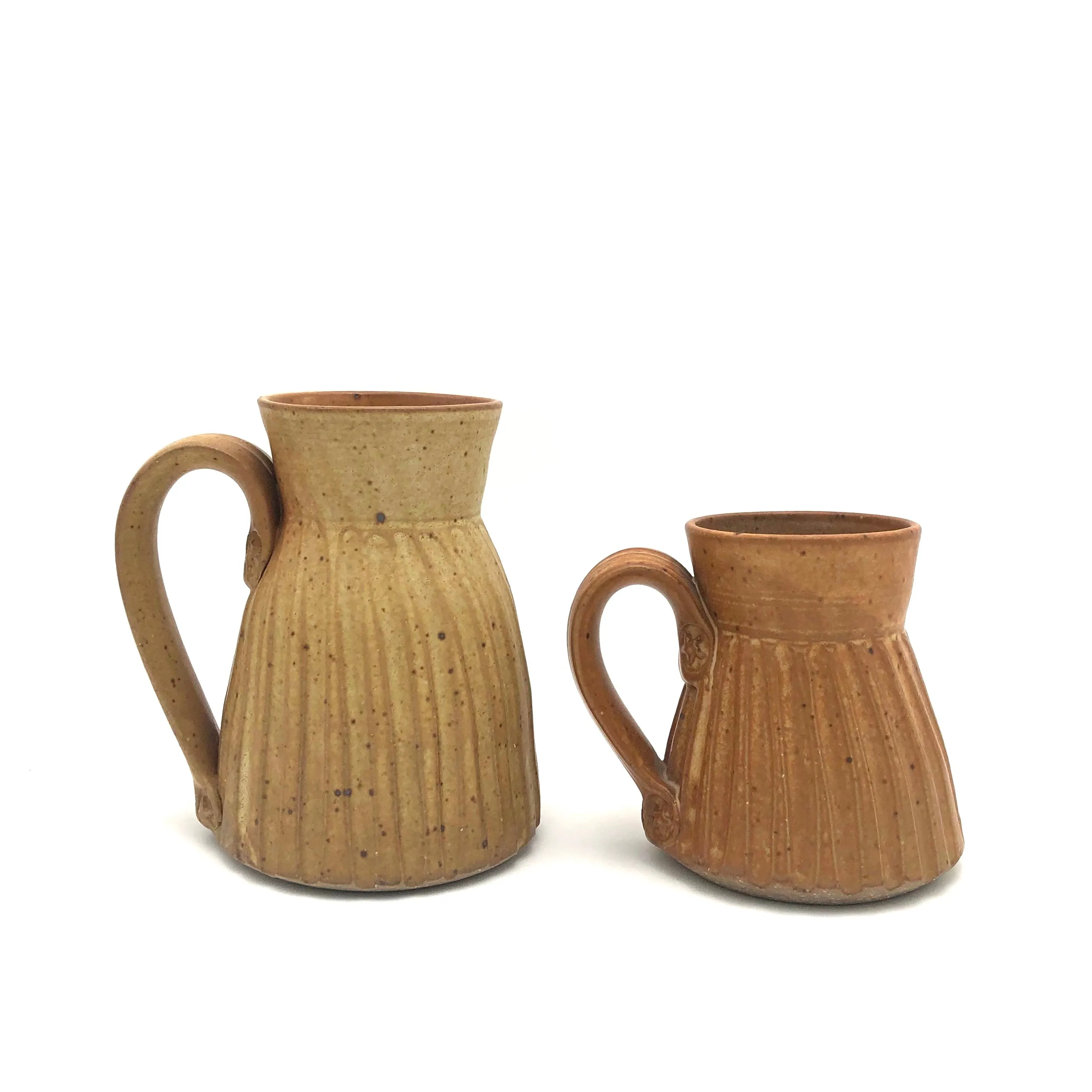 Coburn - Large Mug (Fluted Tan)