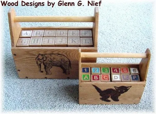 Custom Personalized Wooden ABC blocks (Base price shown)