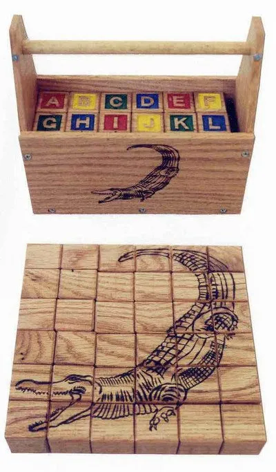 Custom Personalized Wooden ABC blocks (Base price shown)