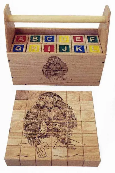 Custom Personalized Wooden ABC blocks (Base price shown)