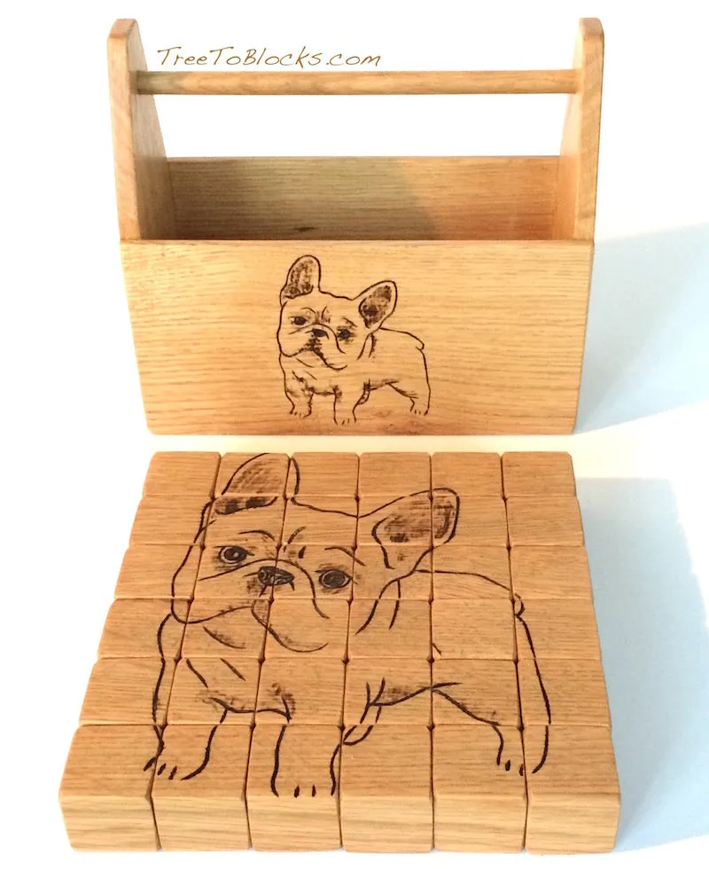 Custom Personalized Wooden ABC blocks (Base price shown)