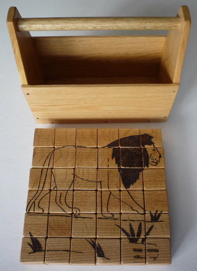 Custom Personalized Wooden ABC blocks (Base price shown)