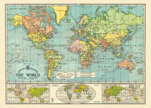 Custom Quote - 20x28 World Map