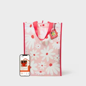 Daisy Chain | Large | Reusable Gift Bag   QR Greeting Card