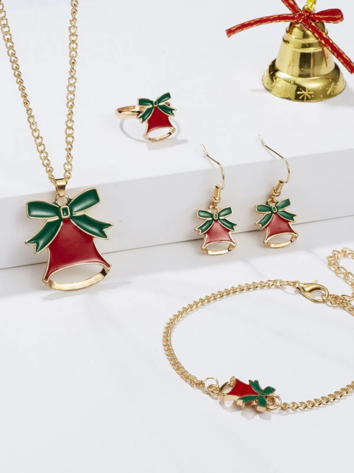 Deck The Halls 5-Piece Christmas Jewelry Set