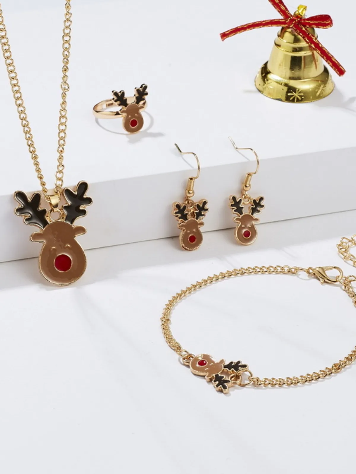 Deck The Halls 5-Piece Christmas Jewelry Set
