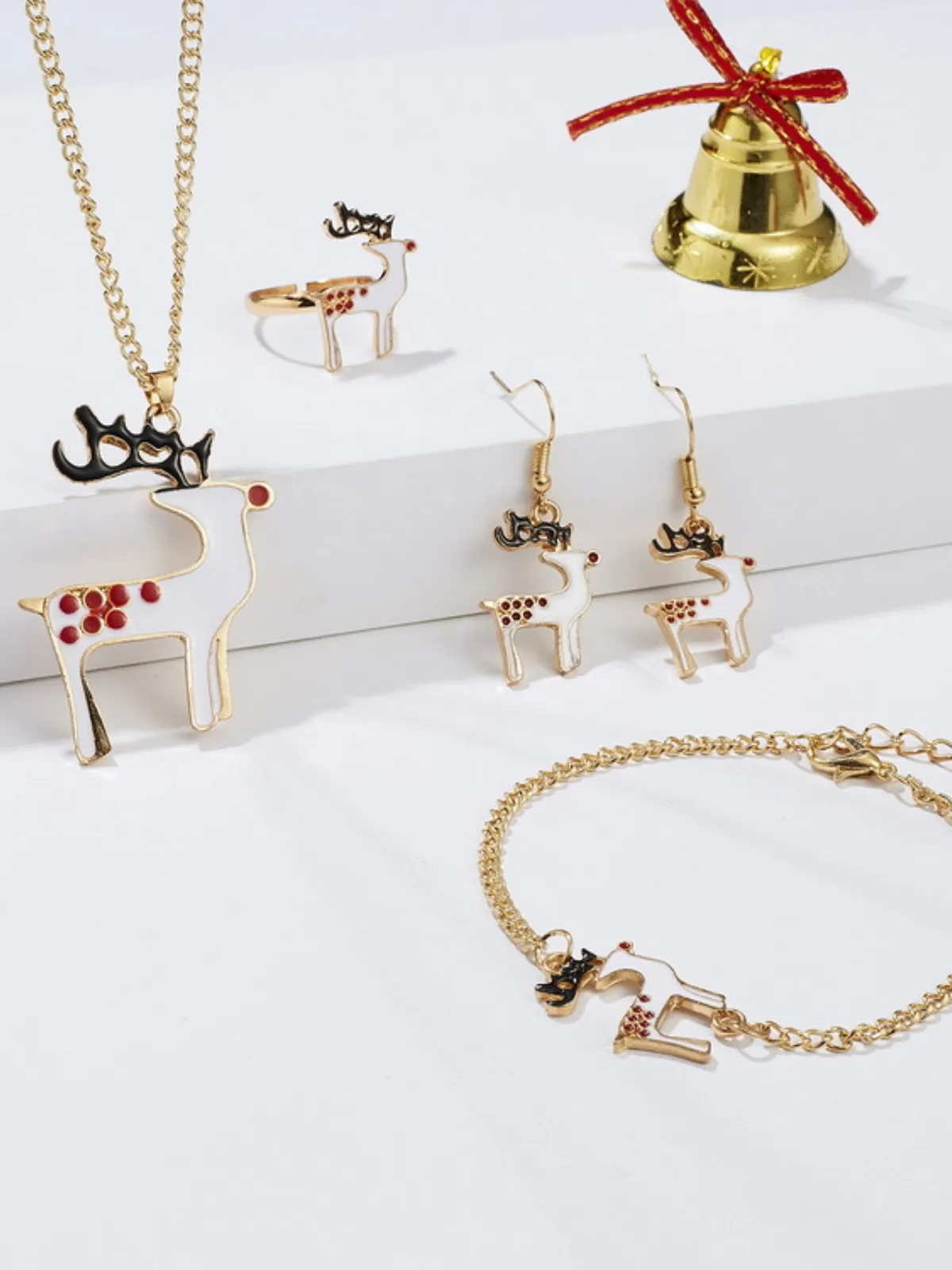 Deck The Halls 5-Piece Christmas Jewelry Set