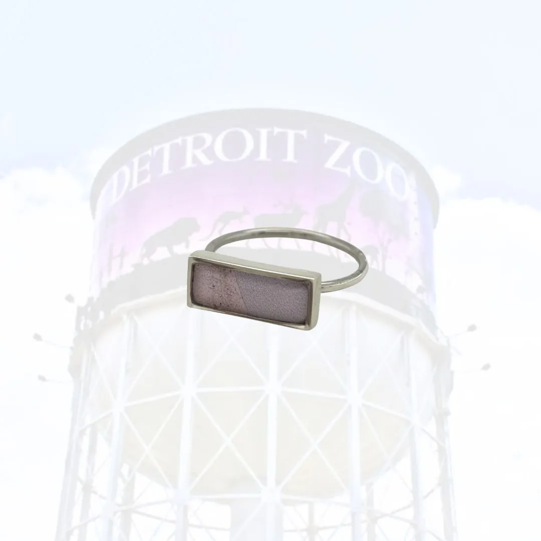 Detroit Zoo Lauren Ring | Silver Size 5