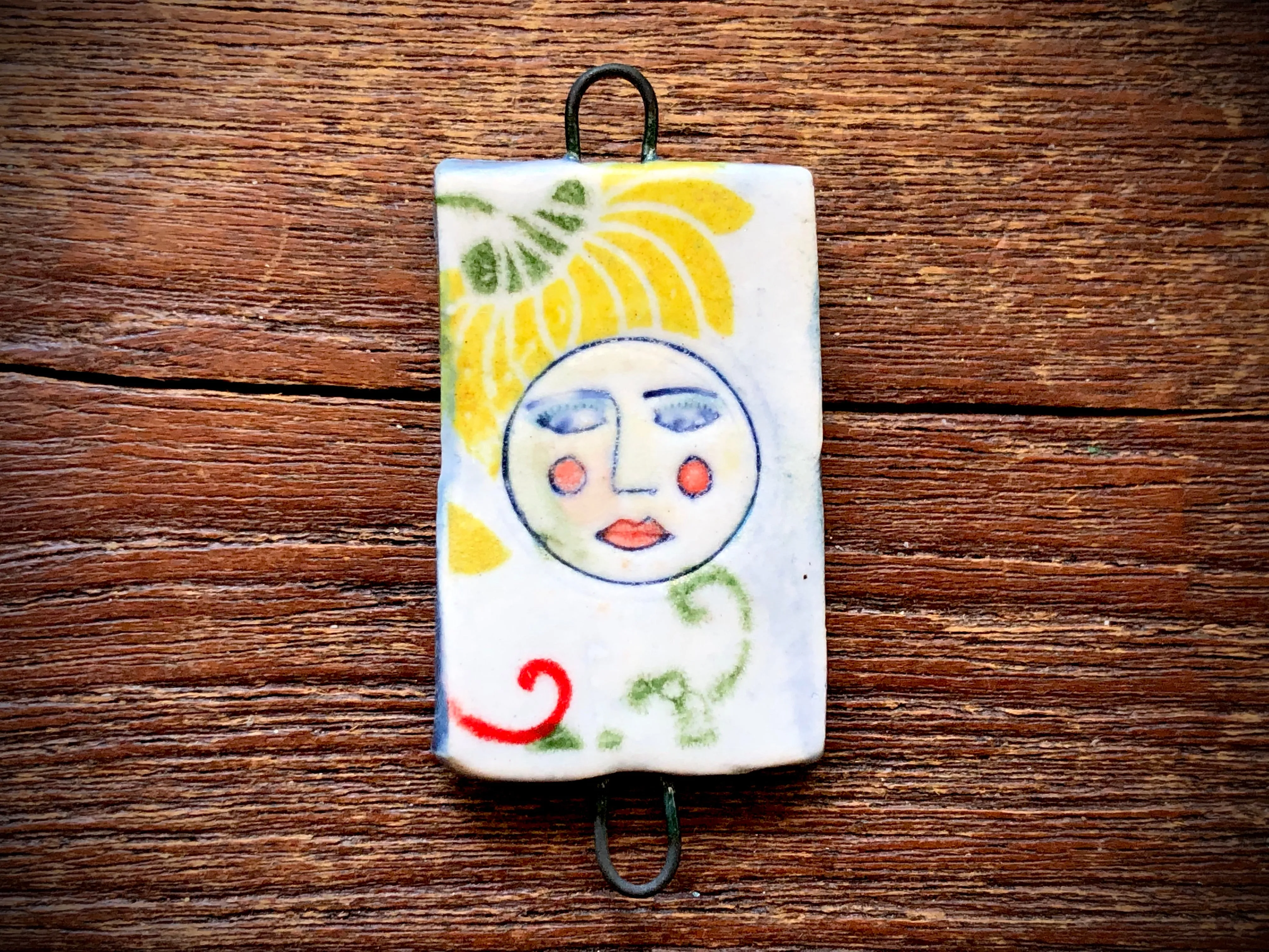 Diane Hawkey Face Pendant