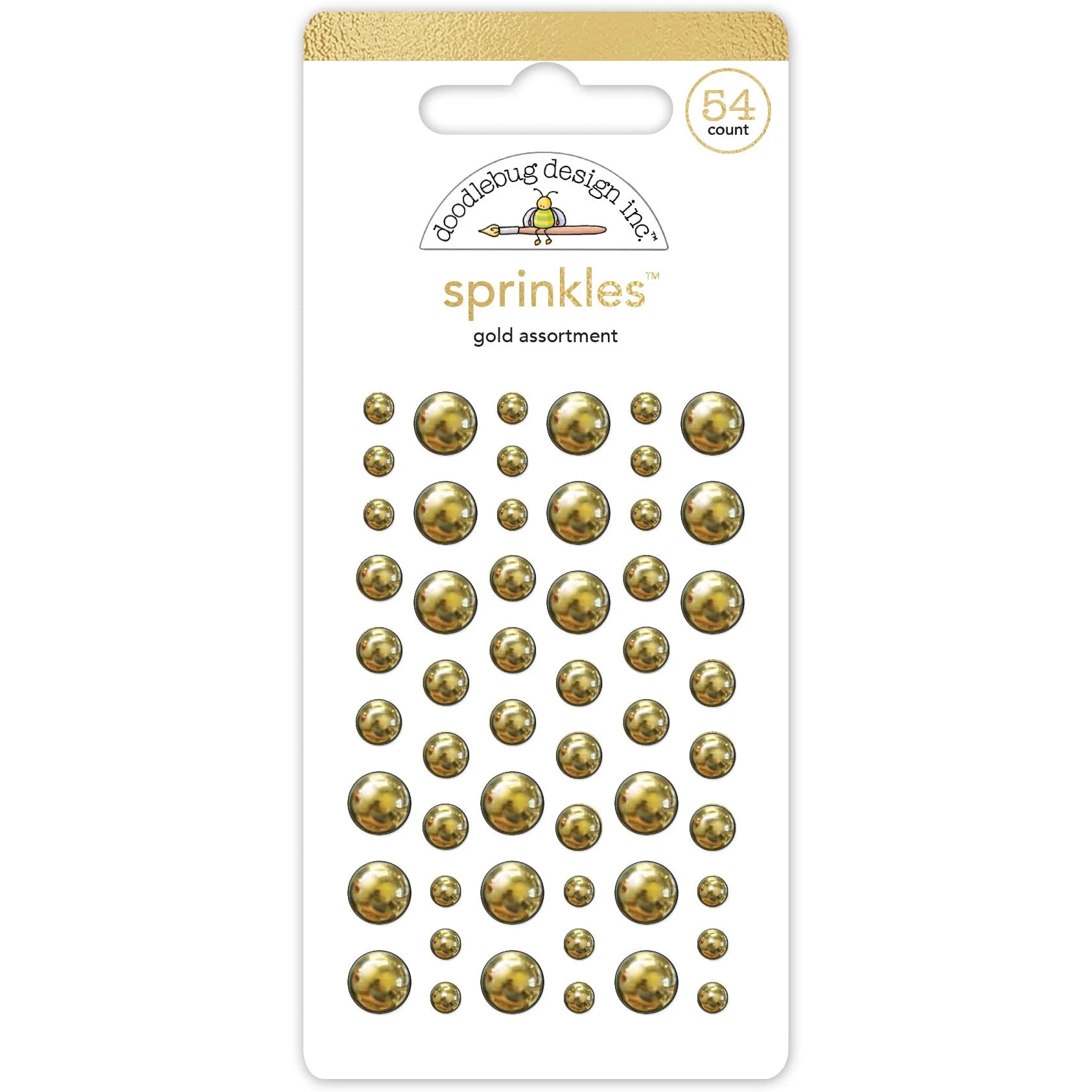 Doodlebug - Sprinkles - Gold / 8213