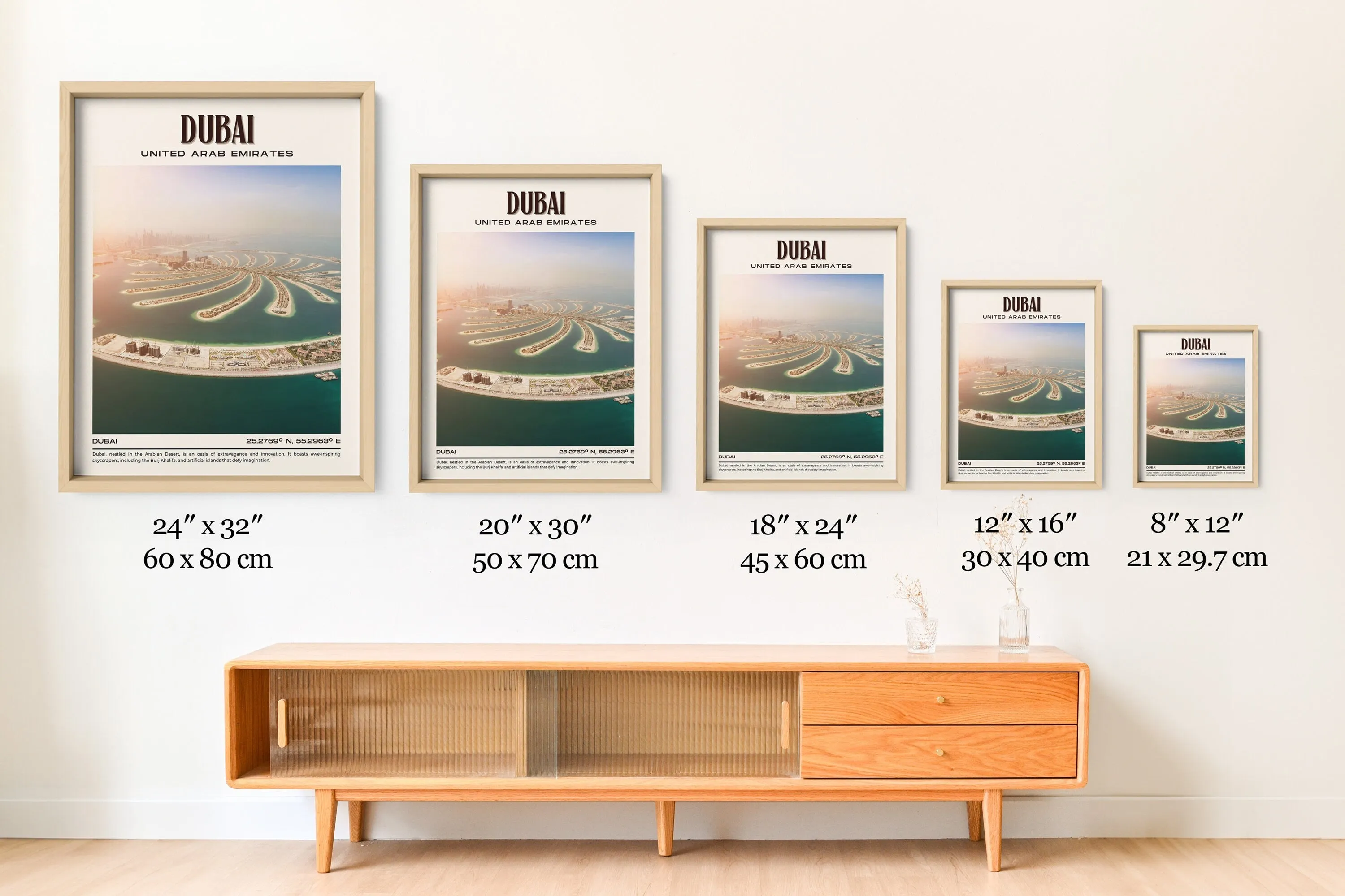 Dubai Vintage Wall Art, UAE