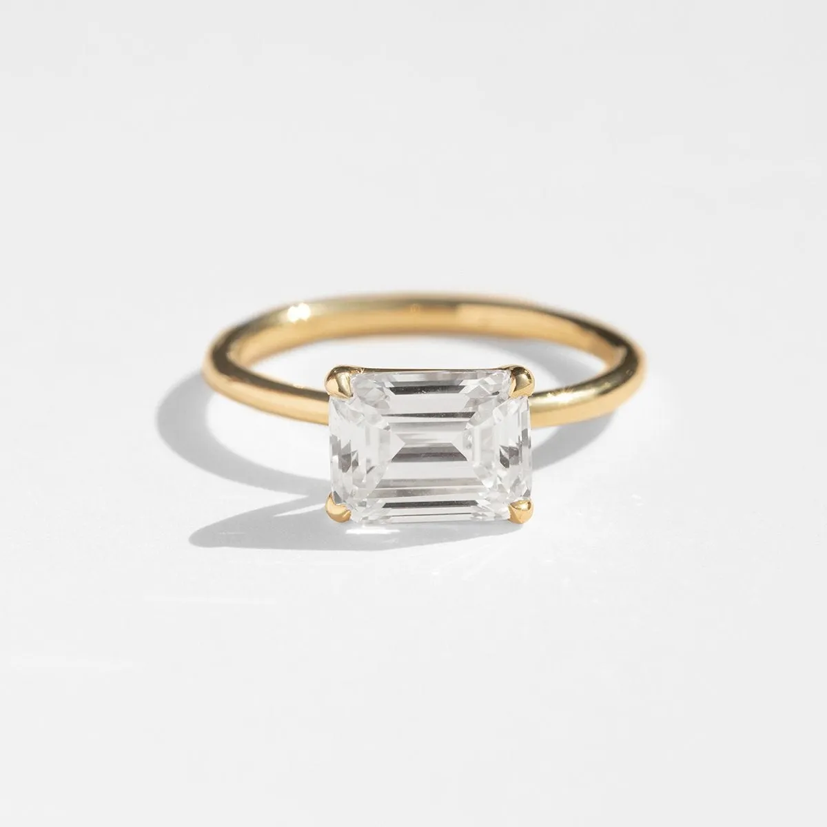 East-West Engagement Ring