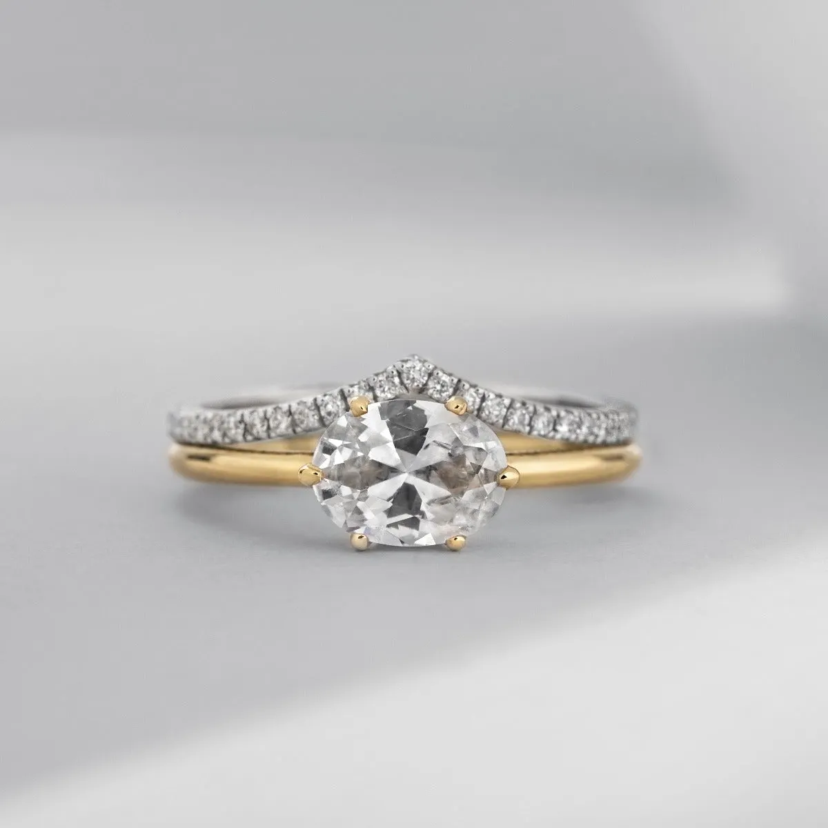 East-West Engagement Ring