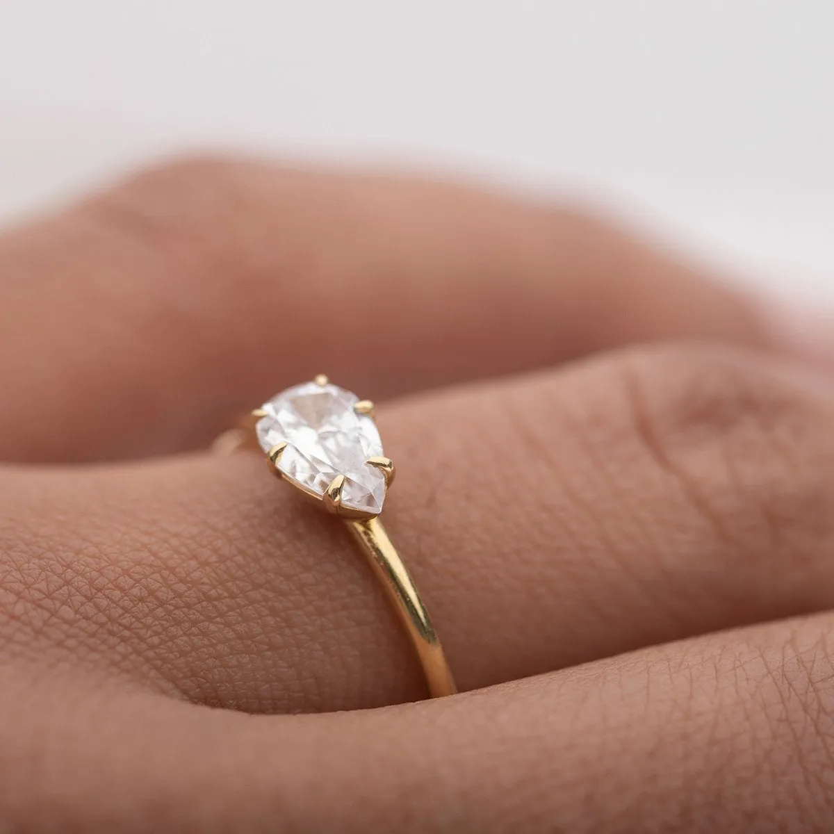 East-West Engagement Ring