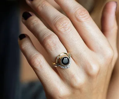 Eclipse Alexandrite Ring Set