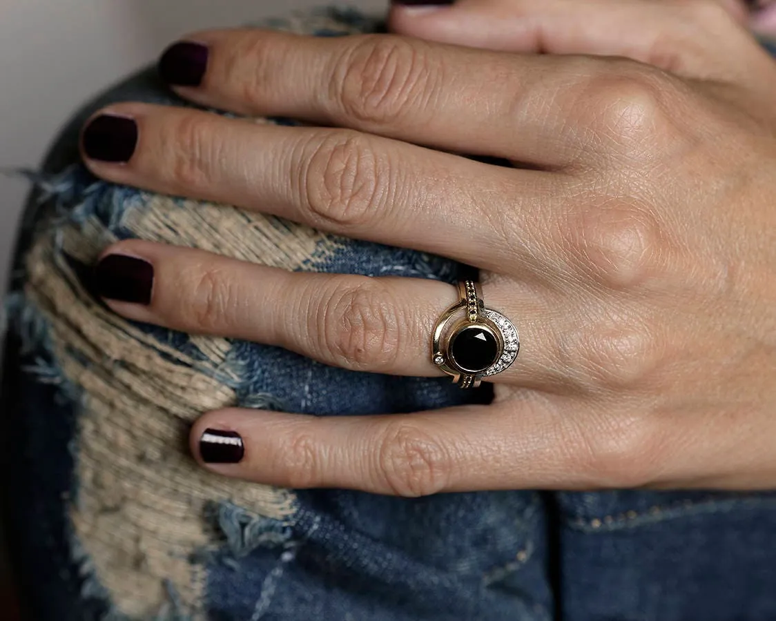 Eclipse Alexandrite Ring Set