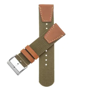 Eco-Friendly Military Green Two Piece Strap