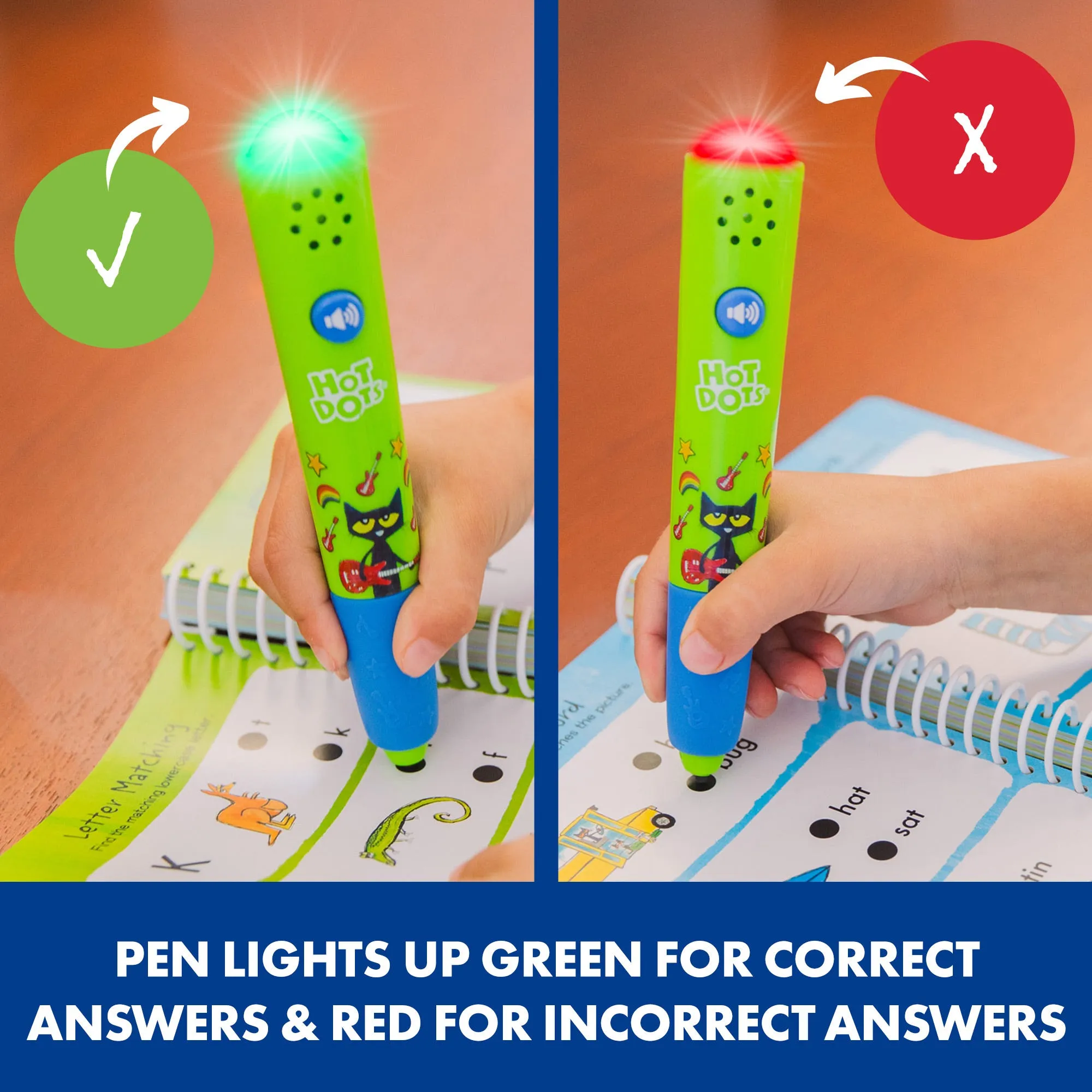 Educational Insights Hot Dots® Pete the Cat® Kindergarten Reading & Math