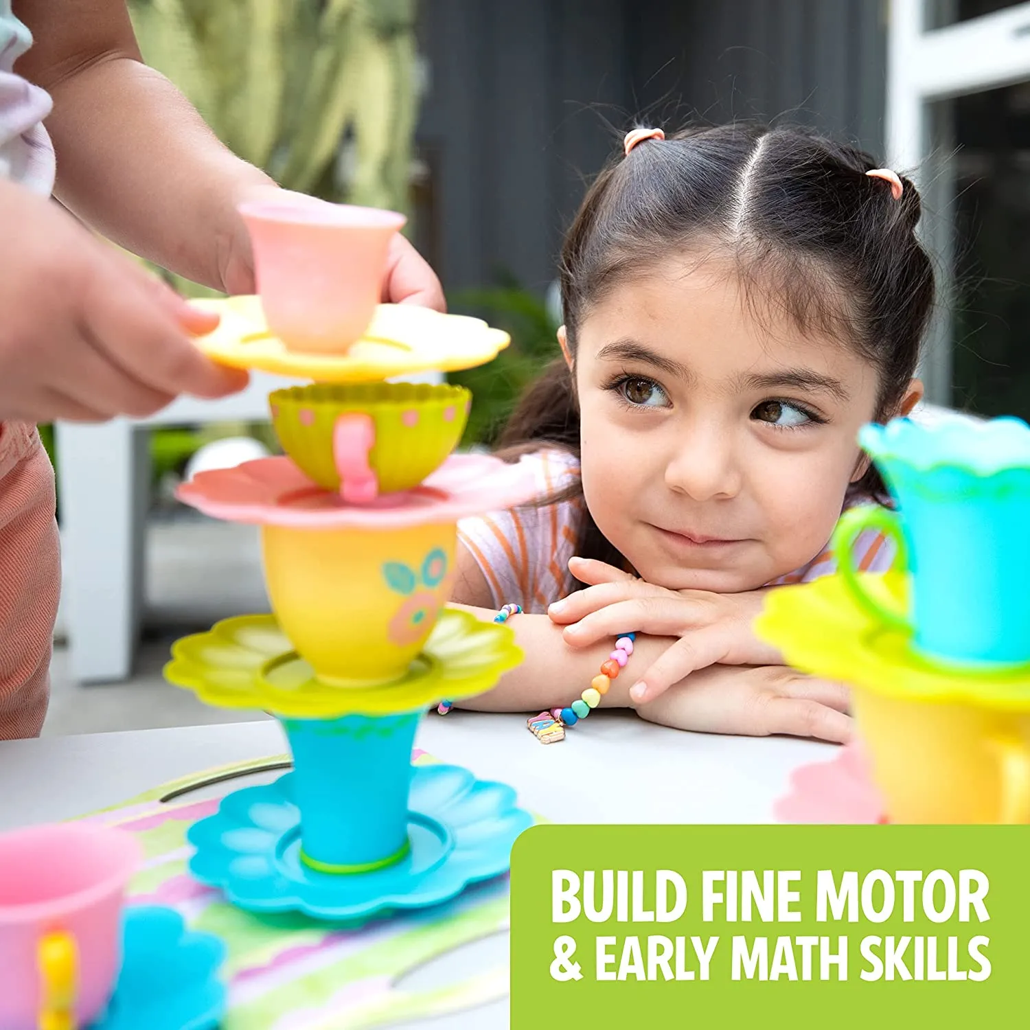 Educational Insights Teacup Pile-Up!™ Relay Game