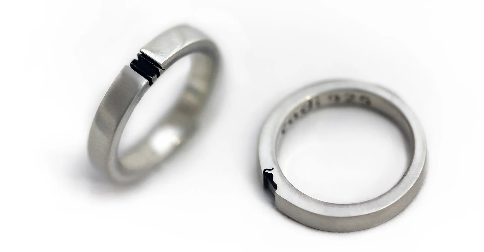 Elephant love - Couple matching ring set
