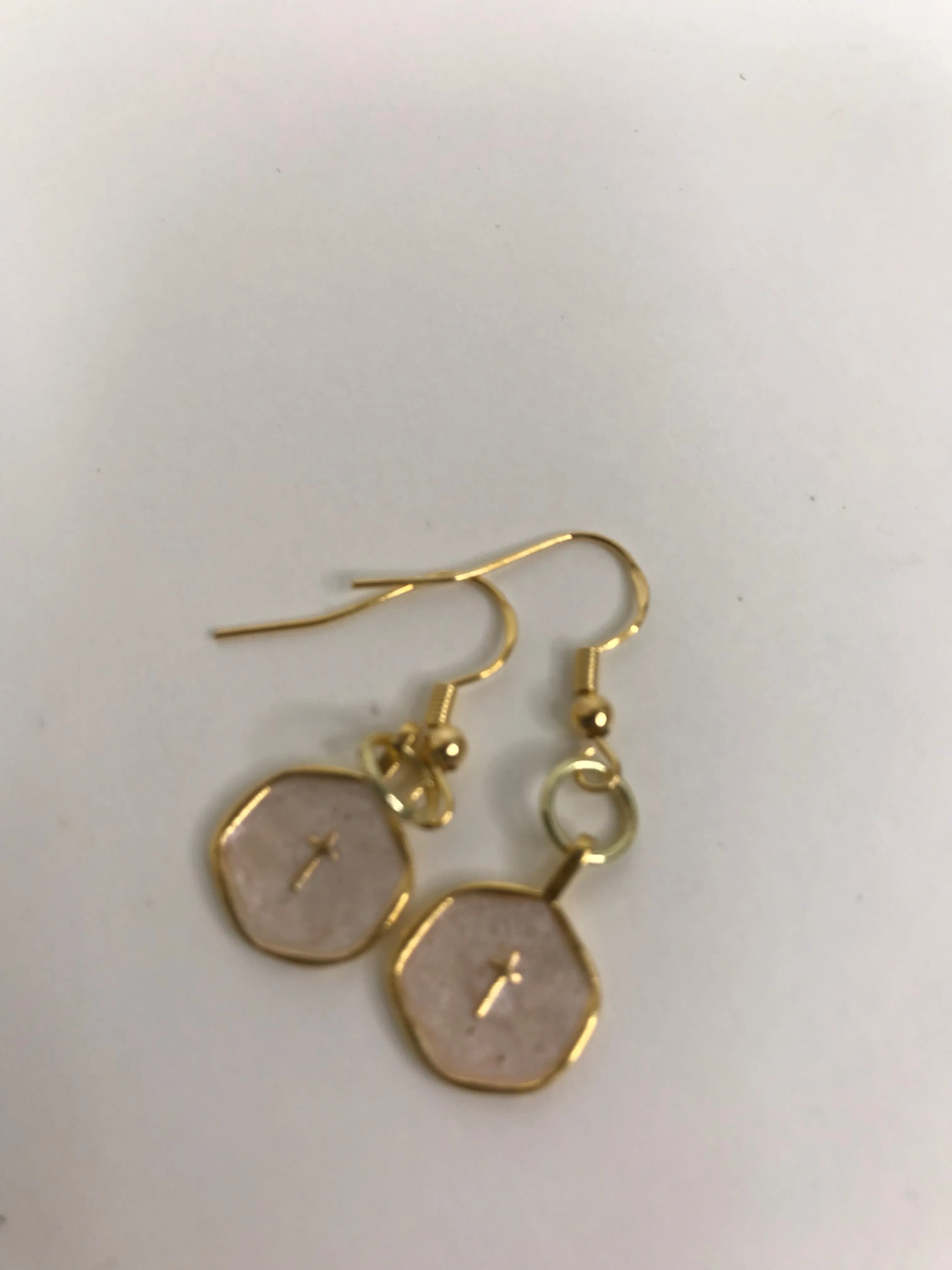 Enamel Cross Earring Collection