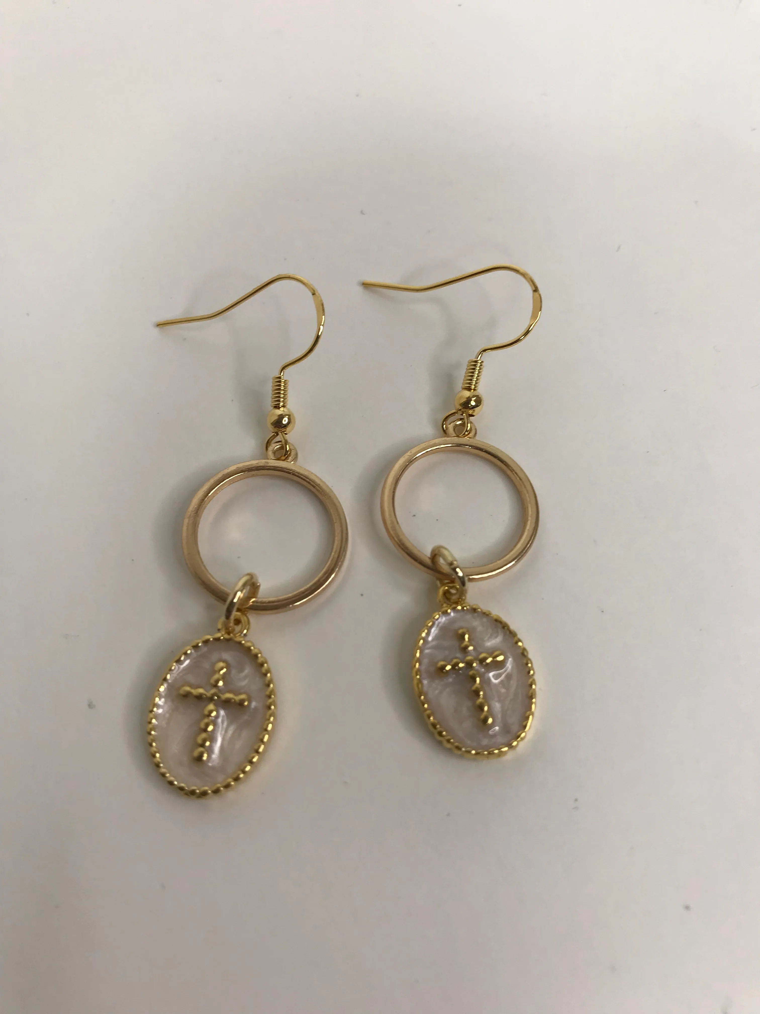 Enamel Cross Earring Collection