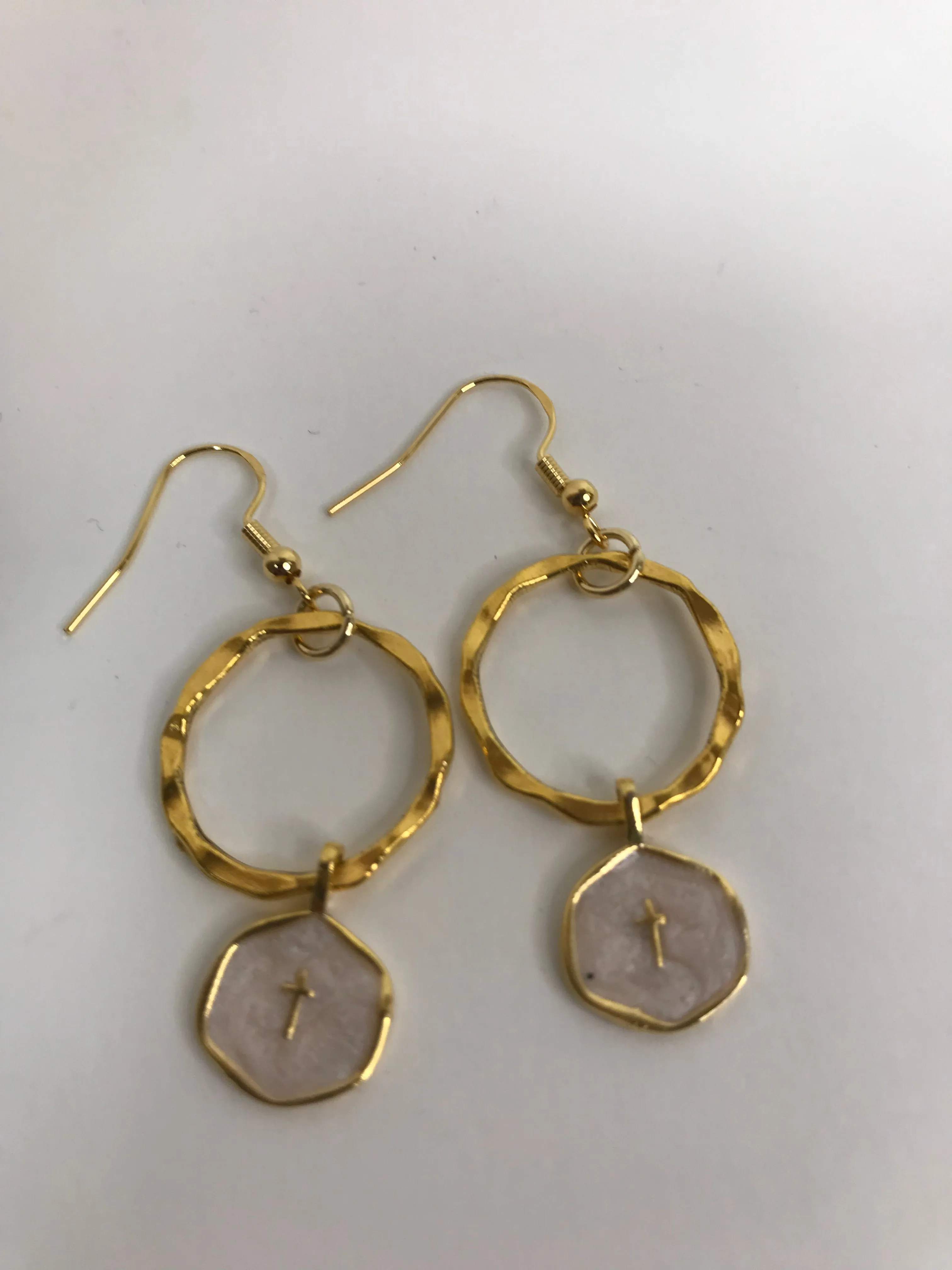 Enamel Cross Earring Collection