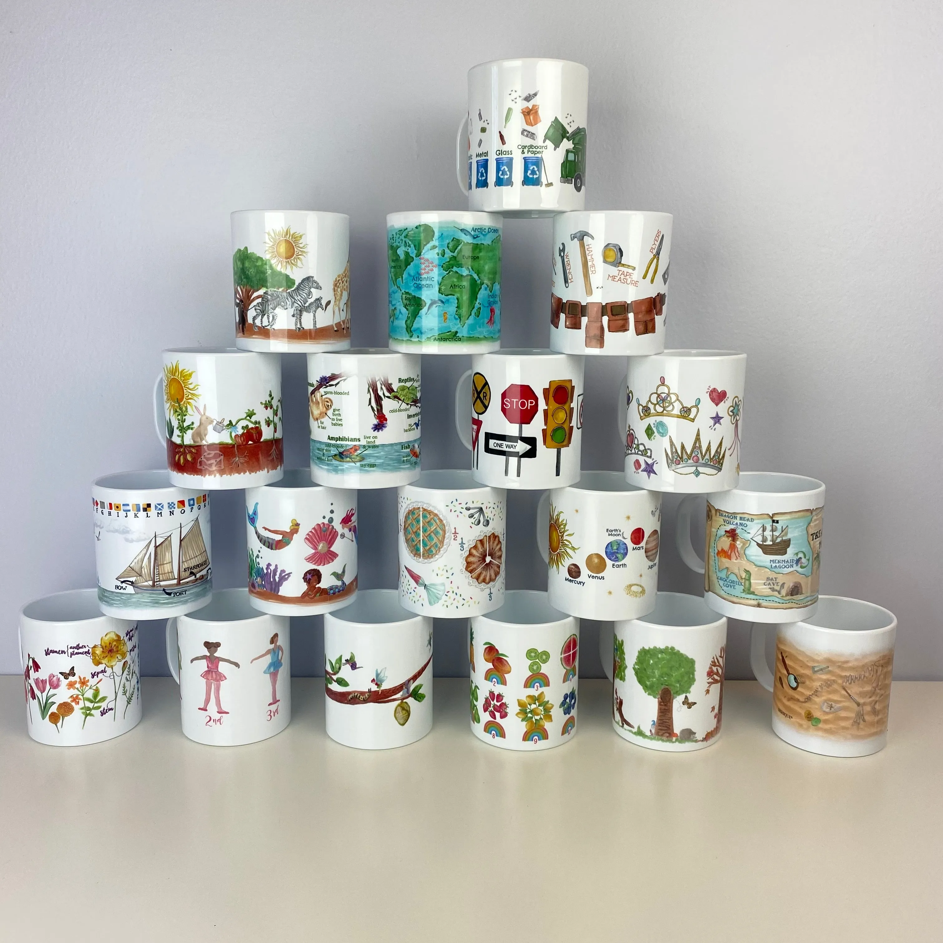 Fairy Butterfly Stages 11 oz. Plastic Mug