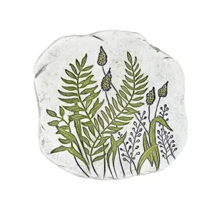 Fern Embossed Garden Stone, 9"x9"x1"inches