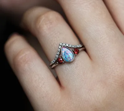 Finnley Pear Opal Ring