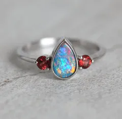 Finnley Pear Opal Ring