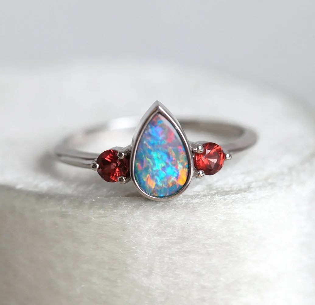 Finnley Pear Opal Ring