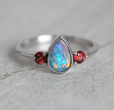 Finnley Pear Opal Ring