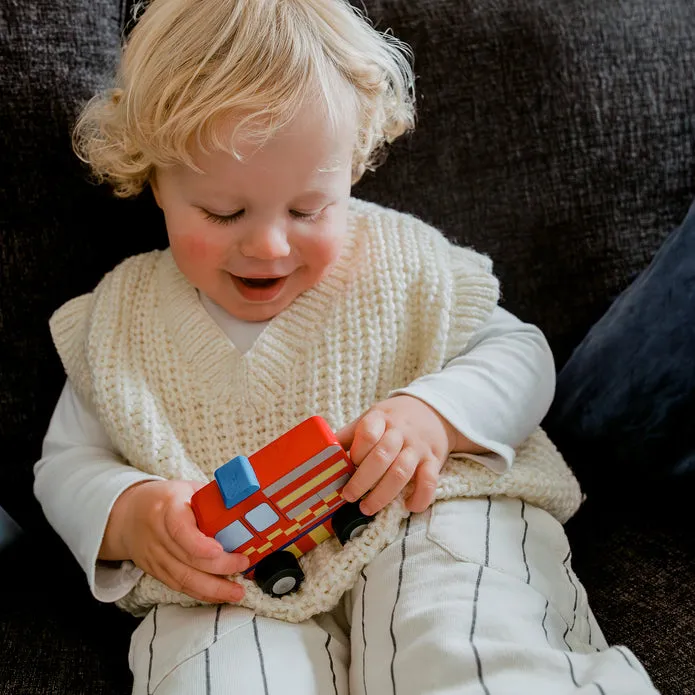 Fire Engine First Push Toy