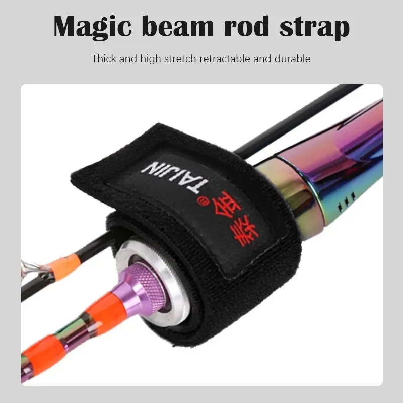 fishing rod travel storage Protection with tip cover and Strap fit most sizes