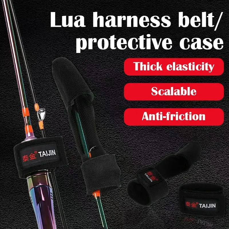 fishing rod travel storage Protection with tip cover and Strap fit most sizes