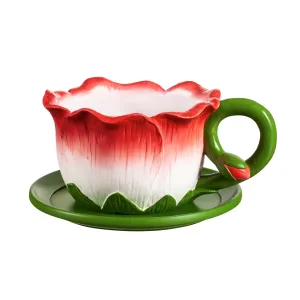 FLWR CUP PLANTER, Pink, 8.5"x6"x10.75"inches