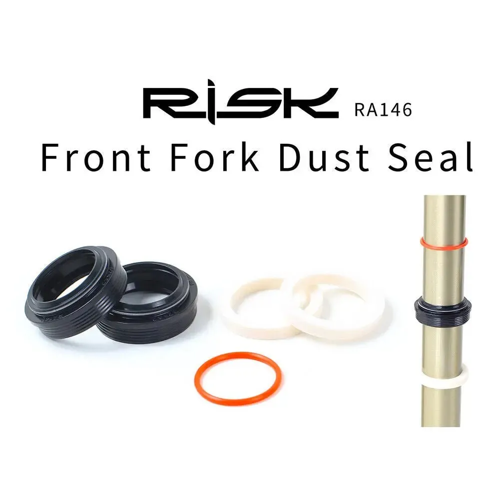 Fork Dust Seal Kit Maintenance Kit 32/34/36mm Bicycle Cycling MTB Bike RISK