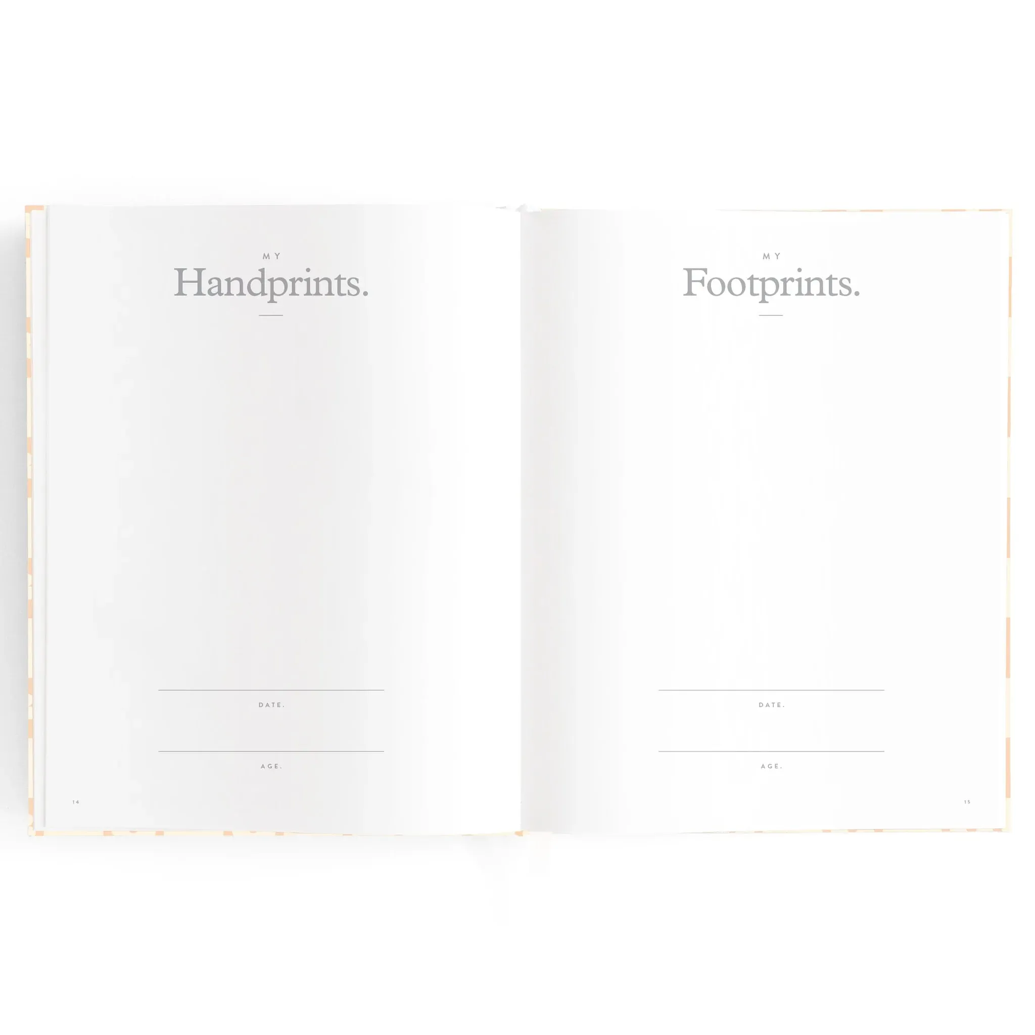 Fox & Fallow Baby Record Book - Pink Daisy Grid