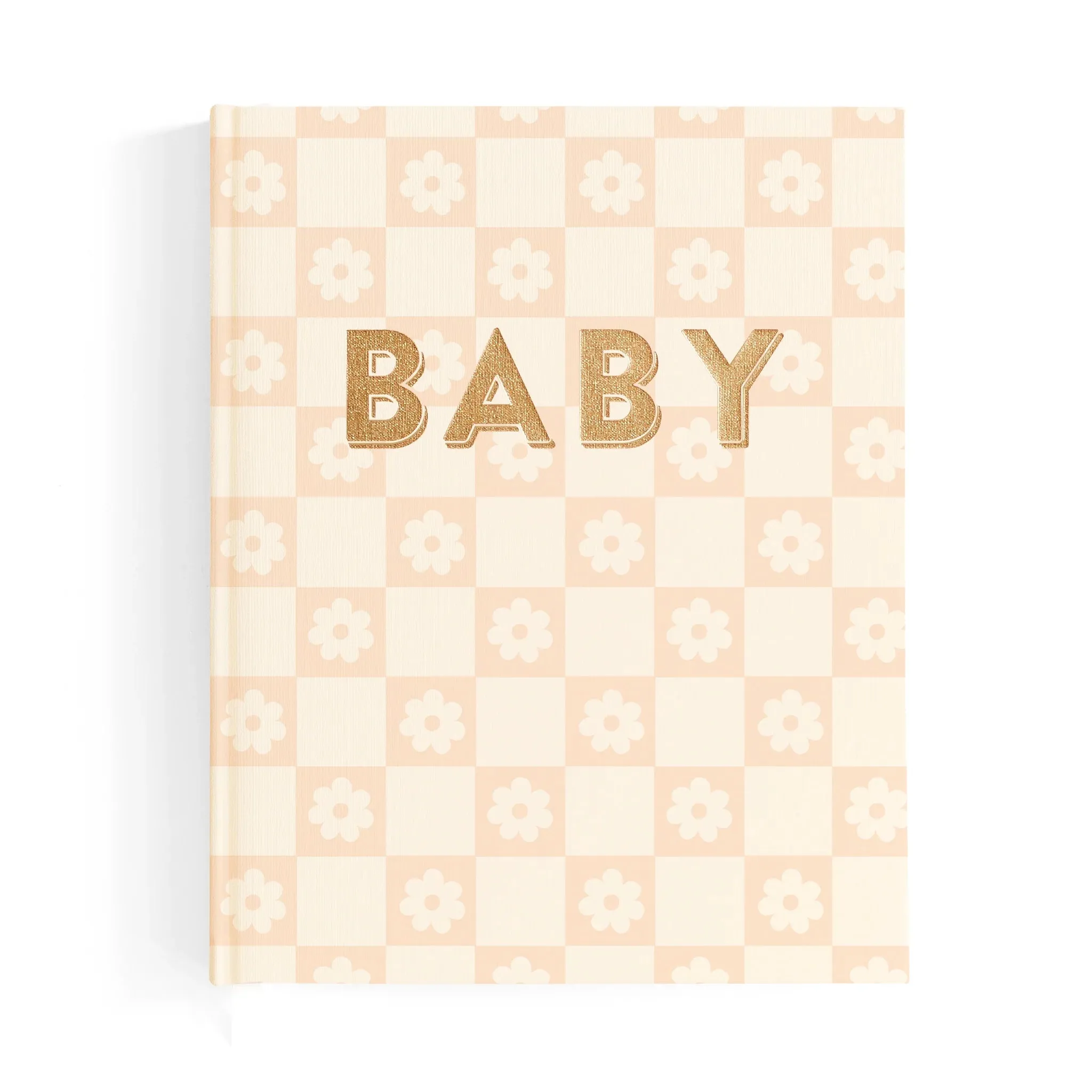Fox & Fallow Baby Record Book - Pink Daisy Grid