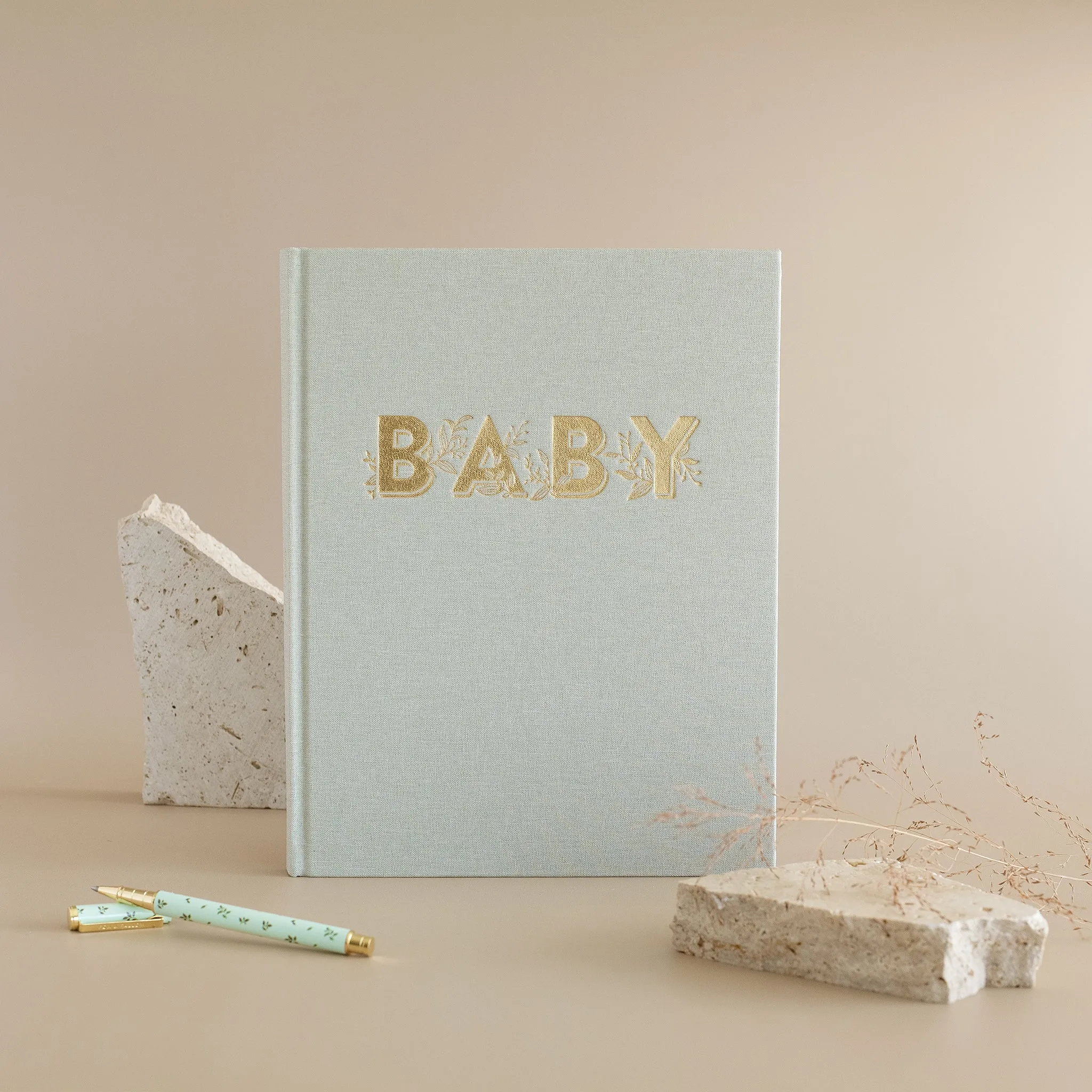 Fox & Fallow Baby Record Book - Pistachio