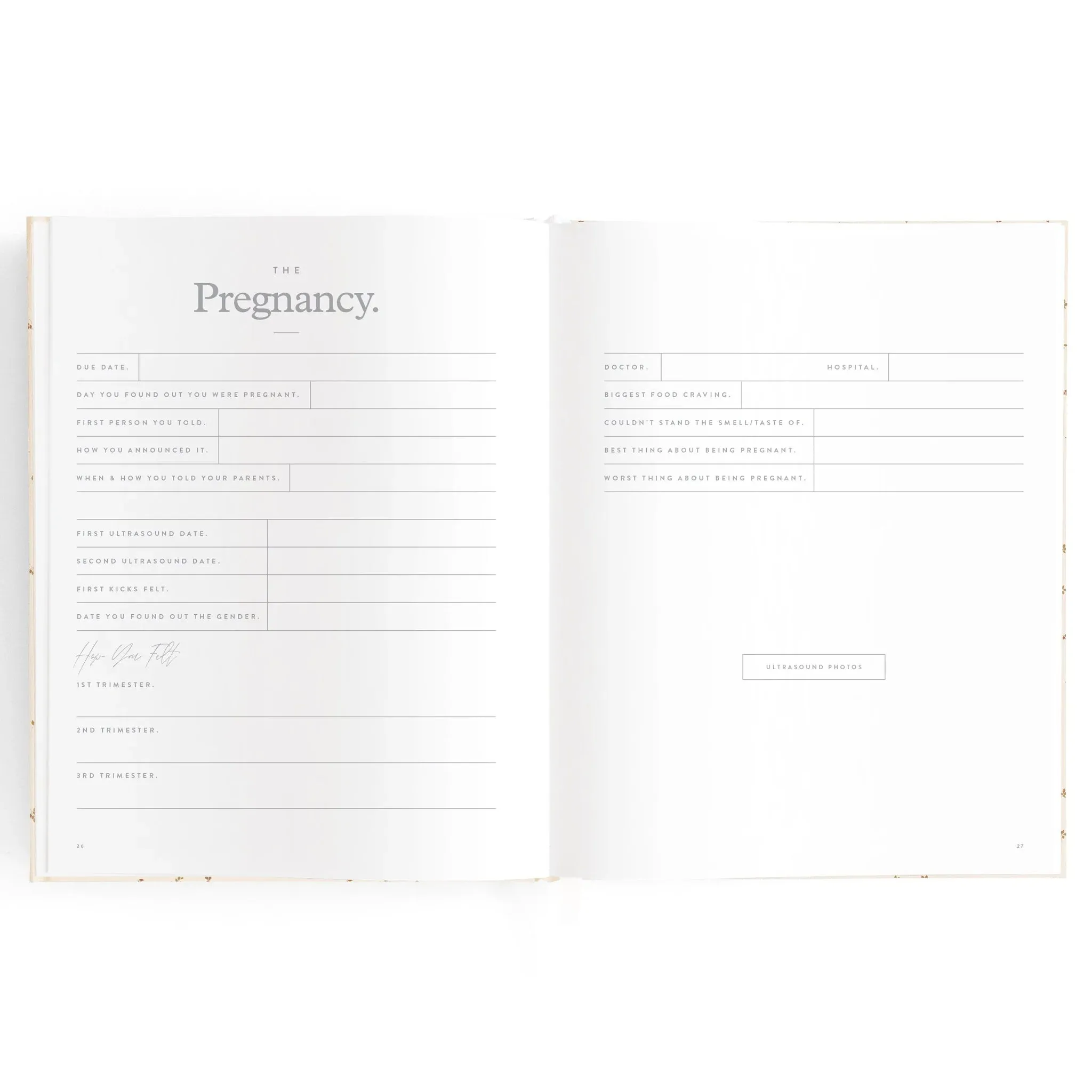 Fox & Fallow Baby Record Book - Pistachio