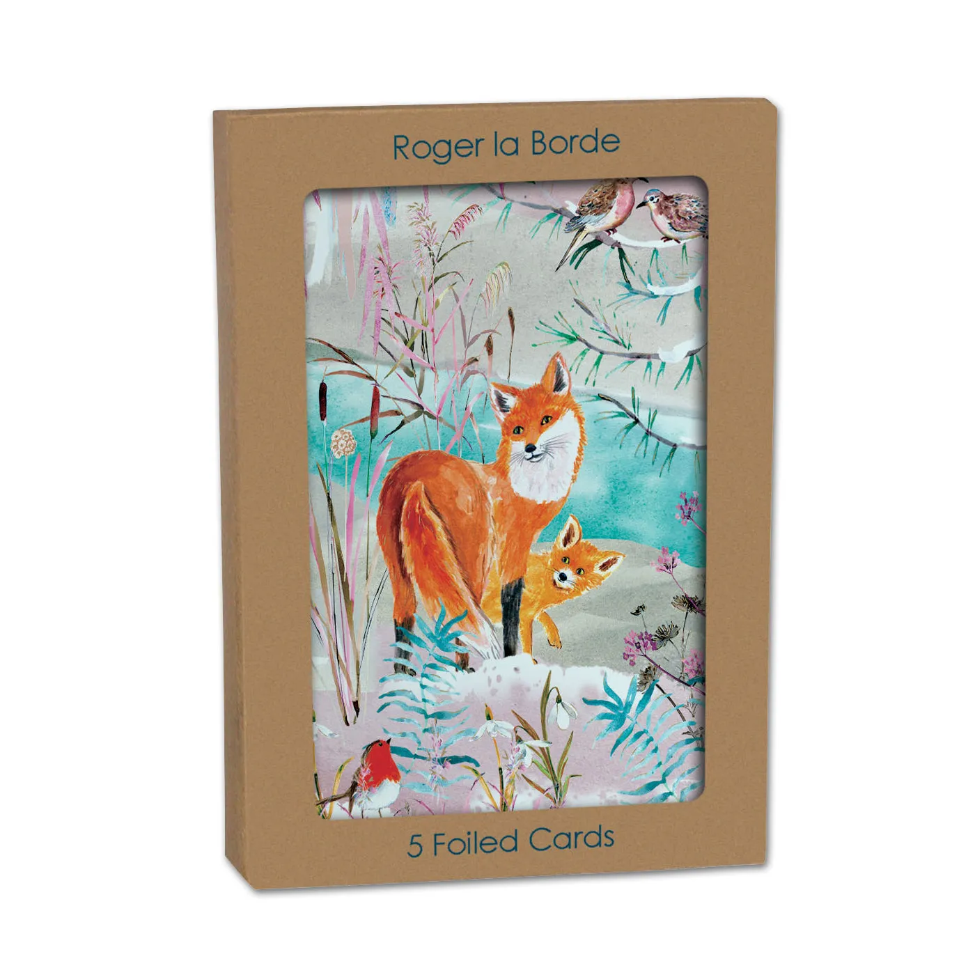 Fox Winter's Song Holiday Cards