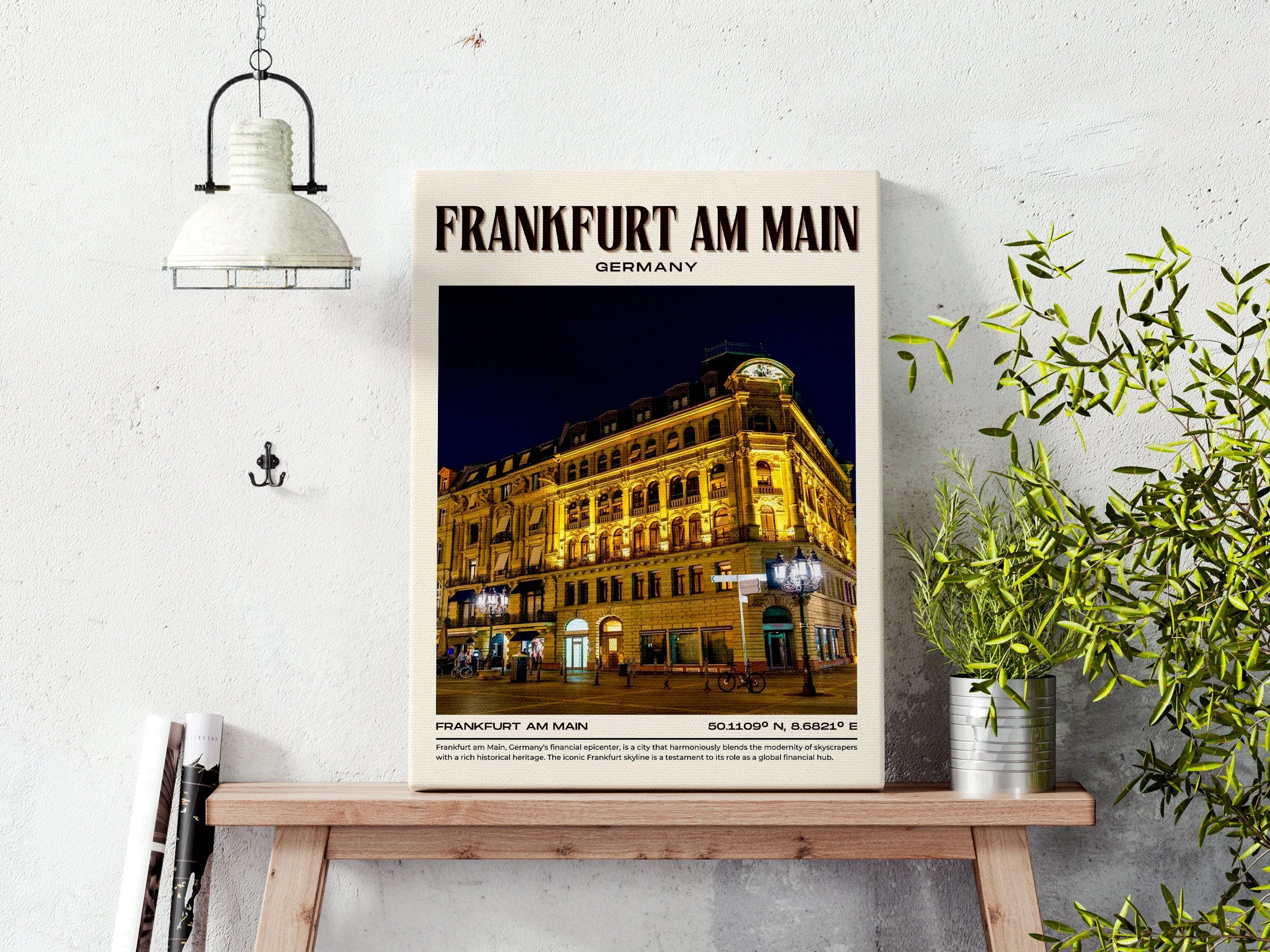 Frankfurt am Main Vintage Wall Art, Germany