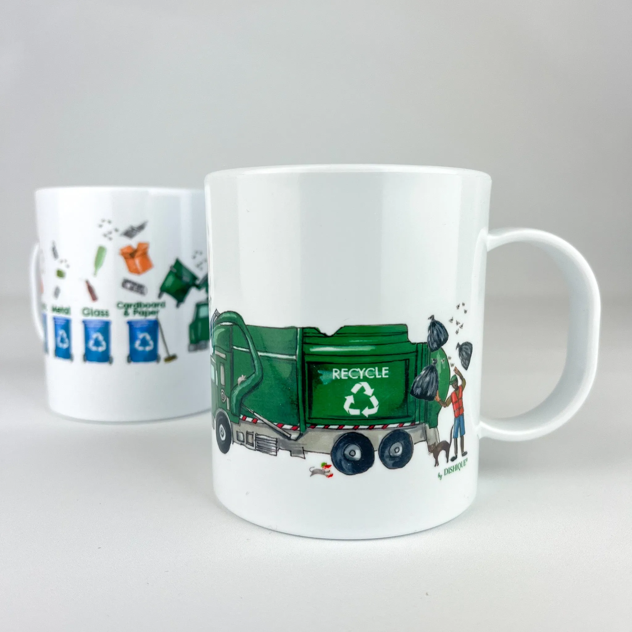 Garbage Recycling Mug 11 oz. Plastic Mug