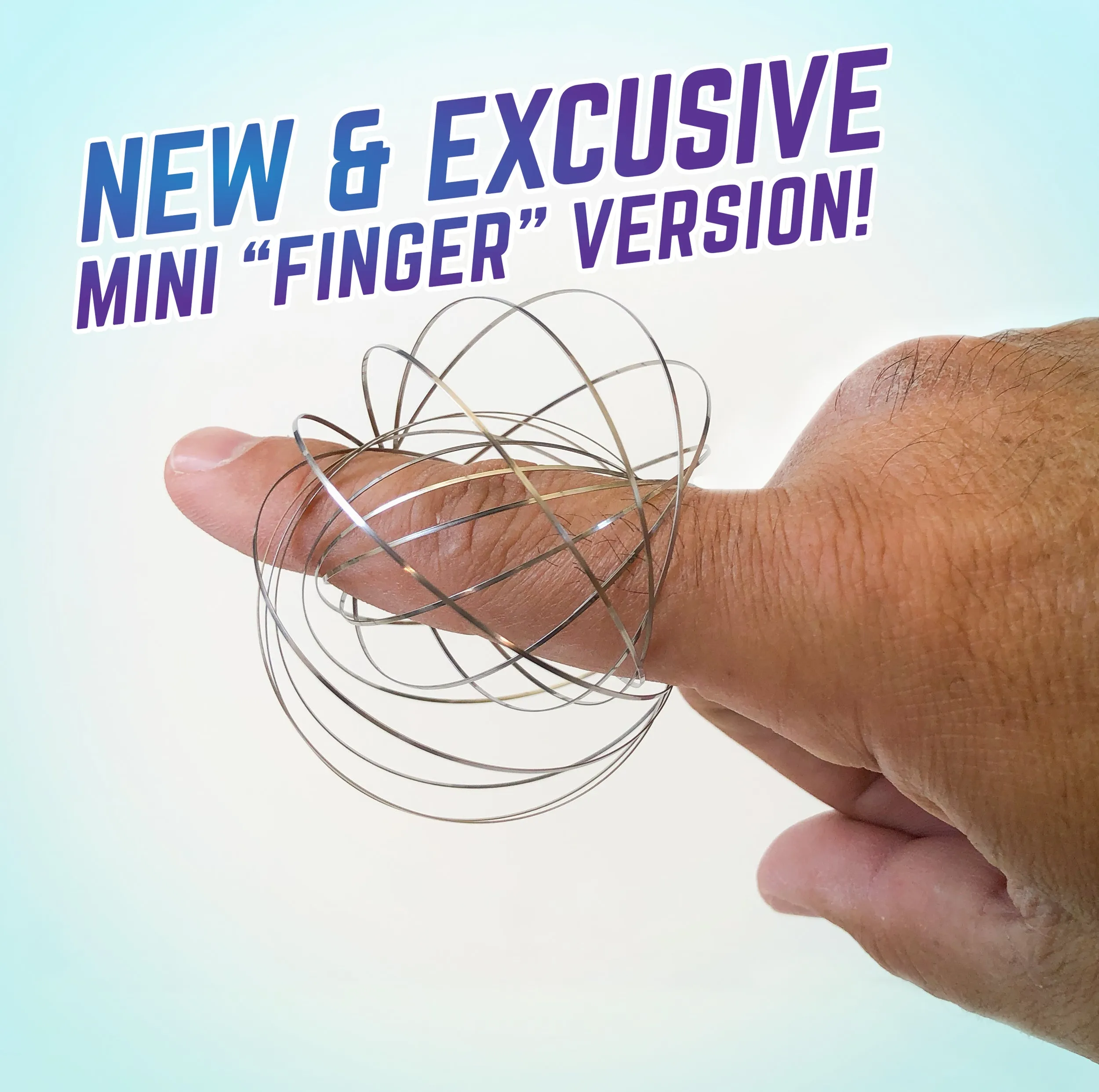 GeoFlux® - Amazing Mesmerizing Interactive Spring Toy   Finger-size Geoflux Mini