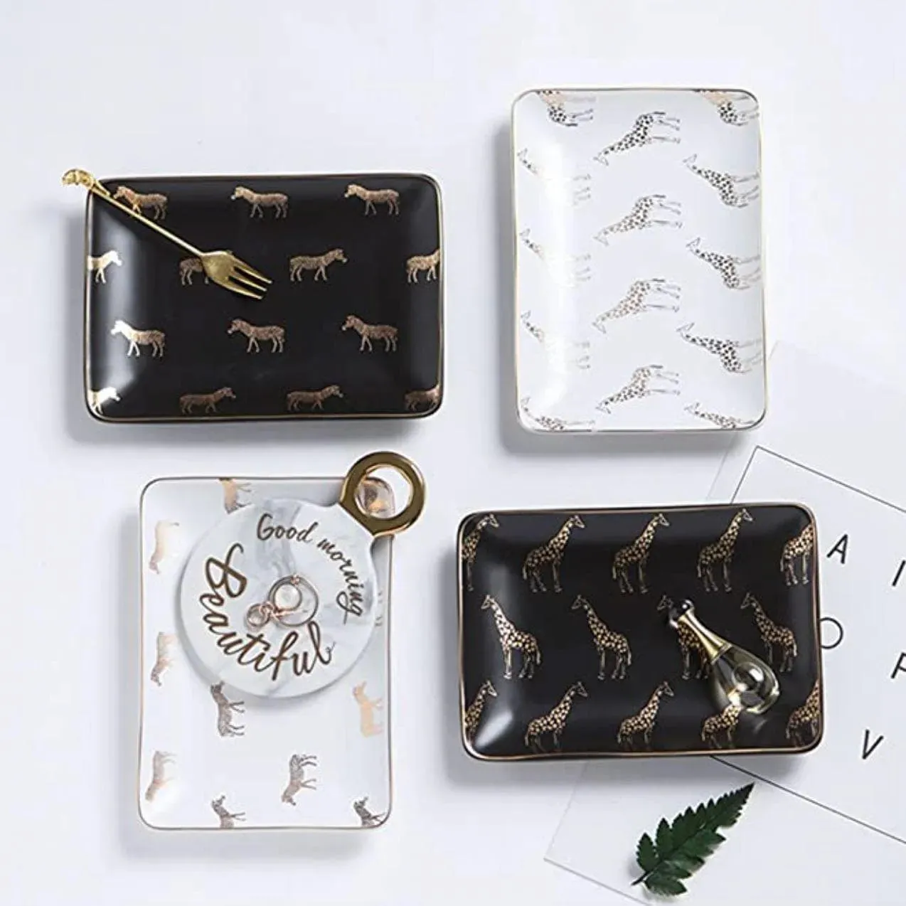 Giraffes Ceramic Tray