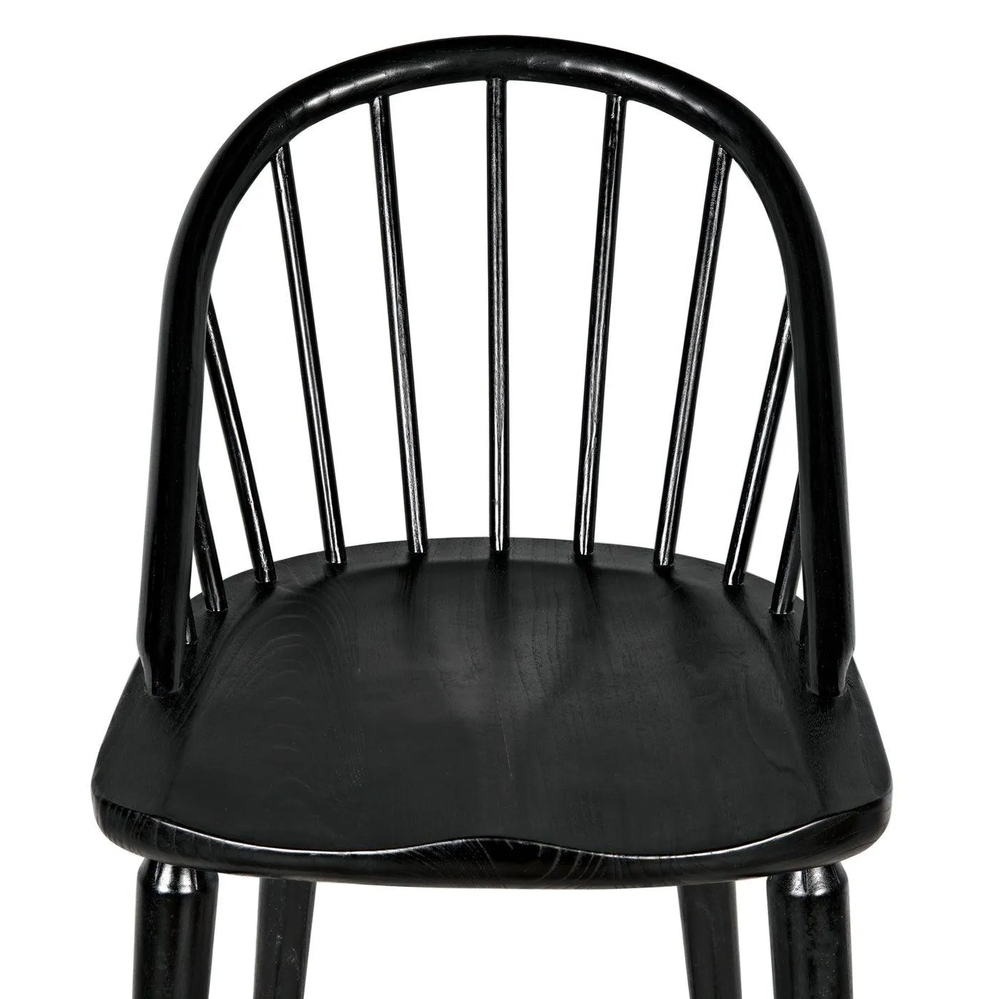 Gloster Bar Chair, Charcoal Black by Noir