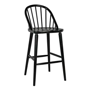 Gloster Bar Chair, Charcoal Black by Noir